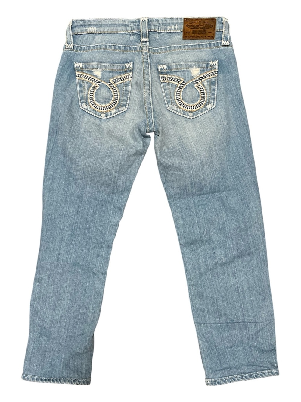 Big Star Liv Light Wash Cropped Jeans Size 27 Y2K